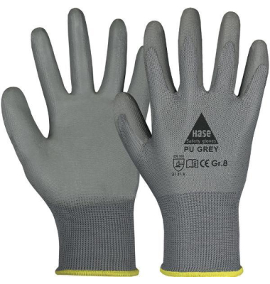 Montagehandschuhe PU Grey, PU, grau, Größe 6 / XS