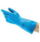 Chemikalienschutzhandschuhe AlphaTec, Nitril, blau, Größe 7,5