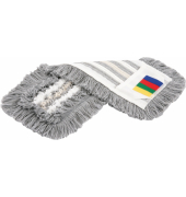 Moppbezug Trio, 50 cm, Maschinenw&auml;sche 95&deg; C, grauwei&szlig;beige