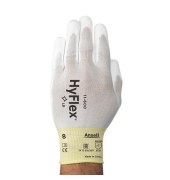 Arbeitshandschuhe HyFlex, Polyurethan, weiß, Größe 9 / L