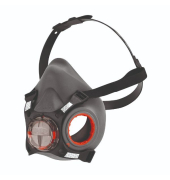 Atemschutzmaske Force 8, Halbmaske, L, mit Ausatemventil, schwarz