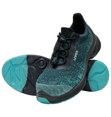 Sicherheitsschuhe uvex 1 G2 planet, S1PL, ESD, Unisex, schwarz/gr&uuml;n, Weite 11, Gr&ouml;&szlig;e 48