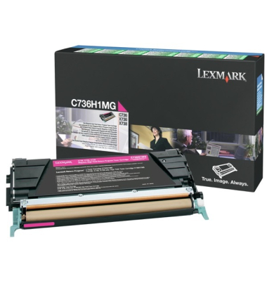 Toner Rückgabekass., C736H1MG, original, magenta, 10.000 Seiten