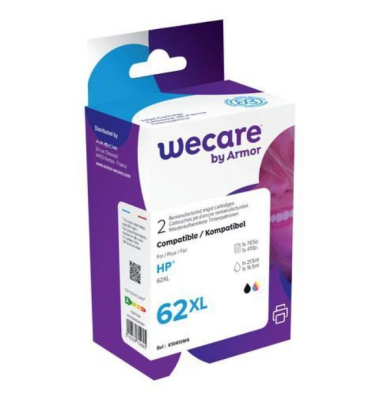 Druckerpatrone K10410W4 K10410W4 (kompatibel mit HP 62/N9J71AE), Multipack 4 Farben, ca. 765 Seiten