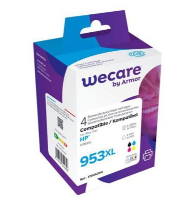 Druckerpatrone K10452W4 K10452W4 (kompatibel zu HP 953XL/3HZ52AE), schwarz/cyan/magenta/yellow, ca. 2045 Seiten