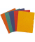 Eckspannmappe - 55460E, Din A4 je 2x rot/gelb/gr&uuml;n/orange/blau Karton 355g, f&uuml;r ca. 250 Blatt  (80 g/m&sup2;), mit 3 Einschlagklappen