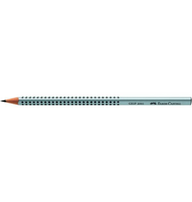 Bleistift GRIP 2001, dreieckig, 2B, Schaft: silber Bleistift GRIP 2001, dreieckig, 2B, Schaft: silber