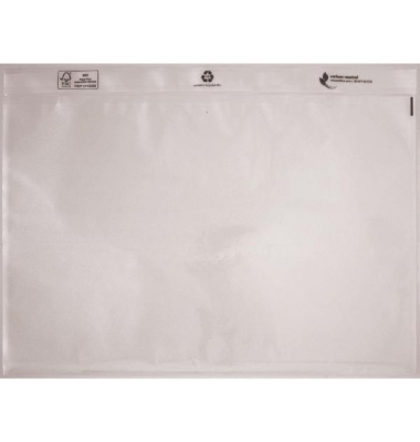 Lieferscheintaschen UNIPACK 522V0005022 C4 ohne Aufdruck selbstklebend 