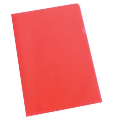 Sichthüllen 072-2345-003-51, A4, transparent genarbt, oben & rechts offen, 0,11mm