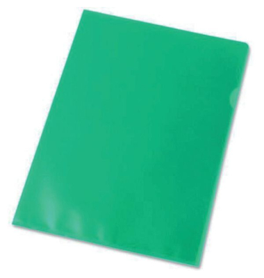 Sichthüllen 072-2345-003-54, A4, transparent genarbt, oben & rechts offen, 0,11mm