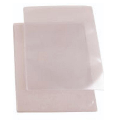 Ausweishülle, PP, oben offen, A4, 0,11 mm, transparent, genarbt