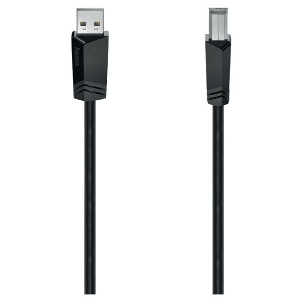 USB-Kabel usb 20 usb-a Stecker usb-b Stecker 300 m Schwarz 00200603 - Hama