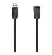 USB-Kabel 200628, 1,5m, USB-A auf USB-A-Kupplung, schwarz