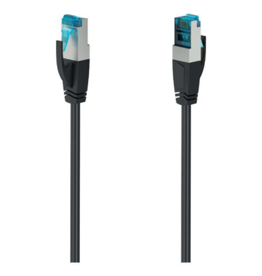 Netzwerkkabel 200681, schwarz, CAT 6a, RJ45, 3m