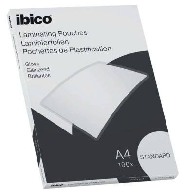 Laminiertasche, Standard, A4, 0,125 mm, farblos, glänzend Laminiertasche, Standard, A4, 0,125 mm, farblos, glänzend