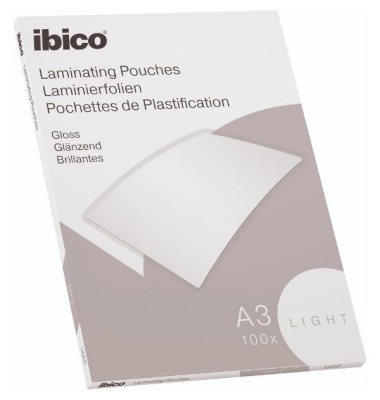 Laminiertasche, Light, A3, 0,075 mm, farblos, glänzend