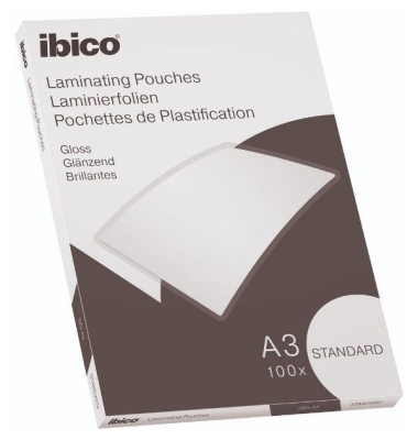 Laminiertasche, Standard, A3, 0,125 mm, farblos, glänzend