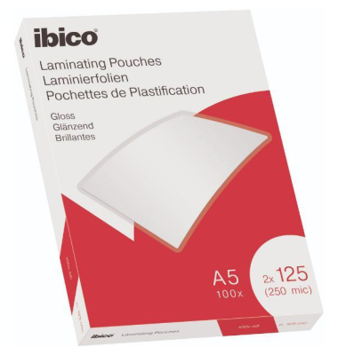 Laminiertasche, A5, 0,125 mm, farblos, glänzend