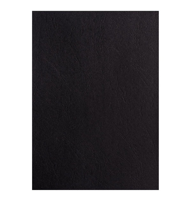 Umschlagmaterial, Karton, ledergenarbt, 250 gm&sup2;, A4, schwarz
