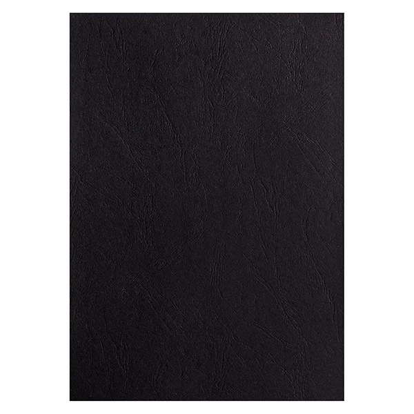 BLP Umschlagmaterial, Karton, ledergenarbt, 250 gm², A4, schwarz 8717448026722 BLP 100 Stück