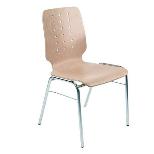5901747586916 - Besucherstuhl Wing V buche chrom ohne Armlehnen 4-Fuß-Gestell 5901747586916 Nowy Styl 5901747586916 - Besucherstuhl Wing V buche chrom ohne Armlehnen 4-Fuß-Gestell 5901747586916 Nowy Styl