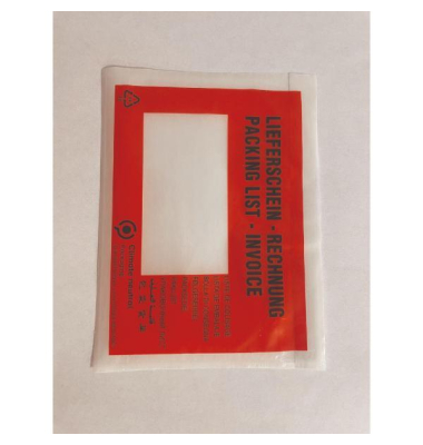 Lieferscheintaschen 10020401000 C6 "LIEFERSCHEIN - RECHNUNG" selbstklebend 