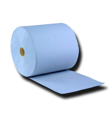 Wischtuch handy plus, 2lagig, auf Rolle, 36 x 38 cm, blau