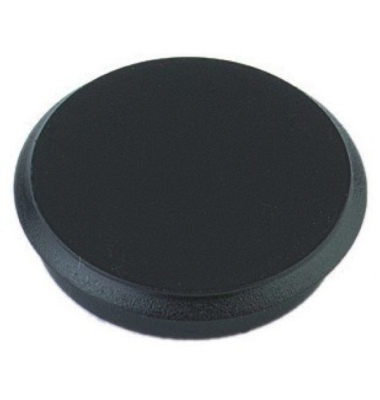Haftmagnet 6838-11 rund 32x7mm (ØxH) schwarz 800g Haftkraft