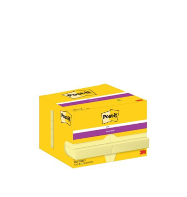 Haftnotizen 65612SY, 48x127mm, gelb, rechteckig