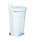 Abfalleimer Boogy, HDPE, 90 l, 510 x 510 x 895 mm, weiß