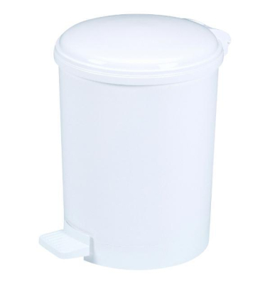 Tretabfalleimer PRO by 29197, Fassungsvermöge 20 Liter, weiß