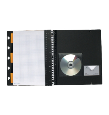 Schreib 132572C Exabook A5+ mit Collegeb A5 kariert 80 Blatt