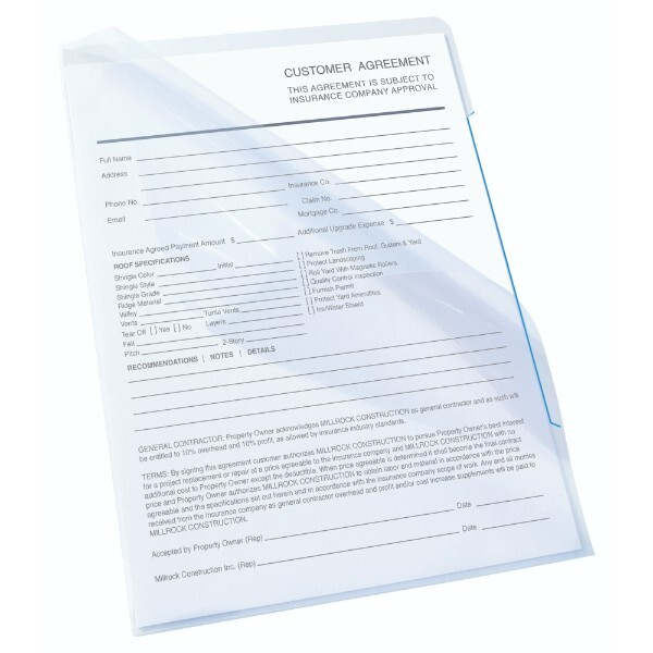 3045050409486 - Sichthüllen 400116169 A4 glasklar glatt oben & rechts offen 014mm 3045050409486 100 Stück