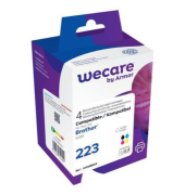 Druckerpatrone K10388W4 K10388W4 (kompatibel mit brother LC223), Multipack 4 Farben, ca. 550 Seiten