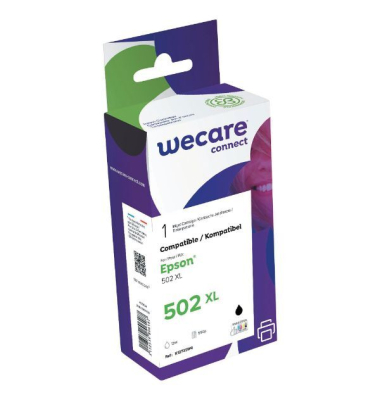 Druckerpatrone K12735W4 K12735W4 (kompatibel zu Epson 502XL), schwarz, ca. 550 Seiten