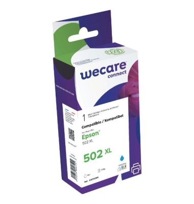 Druckerpatrone K12736W4 K12736W4 (kompatibel zu Epson 502XL), cyan, ca. 470 Seiten