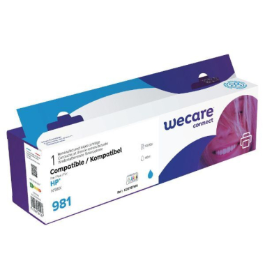 Druckerpatrone K20787W4 K20787W4 (kompatibel zu HP981X/J3M68A), cyan, ca. 13000 Seiten