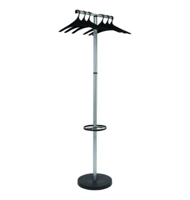 Garderobe PMWAVE2, Maße: 173 x 50cm, silber