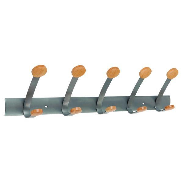 3129710013142 - Wandgar PMV5 5 Haken Maße 750 x 174 x 110mm Metall Holz 3129710013142 ALBA 3129710013142 - Wandgar PMV5 5 Haken Maße 750 x 174 x 110mm Metall Holz 3129710013142 ALBA