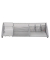 Schreibtischorganizer MESH M, Large, mehrere Fächer, silber