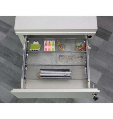Schubladeneinsatz Mesh, silber