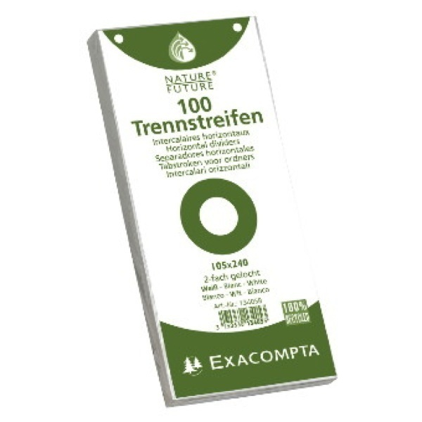 3130630134053 - Trennstreifen 13405B Forever weiß 180g gelocht 24x105cm  3130630134053 100 Stück
