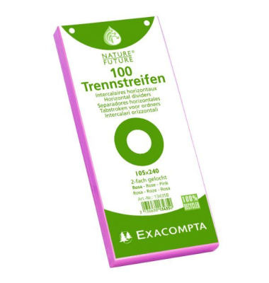 Trennstreifen 13435B Forever rosarot 180g gelocht 24x10,5cm 