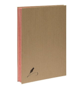 Unterschriftenmappe Forever 22209E, A4 20 F&auml;cher Karton braun + rosa