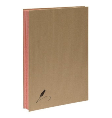 Unterschriftenmappe Forever 22209E, A4 20 F&auml;cher Karton braun + rosa