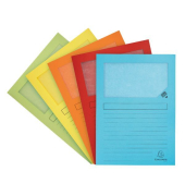 Sichtmappen Super 50550E, A4 farbig sortiert Papier 160g