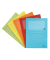 Sichtmappen Super 50550E, A4 farbig sortiert Papier 160g