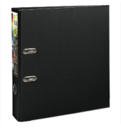 Ordner Prem Touch 53341E, A4 80mm breit Kunststoff vollfarbig schwarz