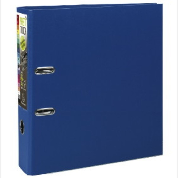 3130630533528 - Prem Touch Ordner DIN A4+ 80 mm Dunkelblau 2 Ringe 53352E Pappkarton PP (Polypropylen) Hochformat