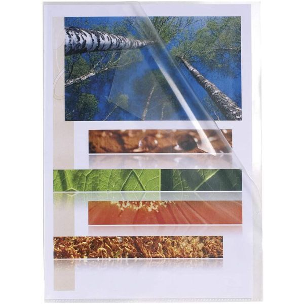 3130630561118 - Sichthüllen Kristall 56111E A4 klar glatt oben & rechts offen 012mm 3130630561118 100 Stück